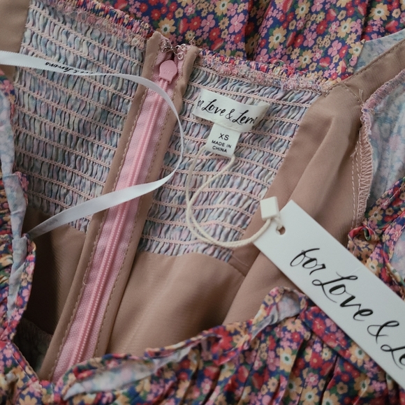 NWT for love & lemons laurie mini dress - Picture 4 of 4